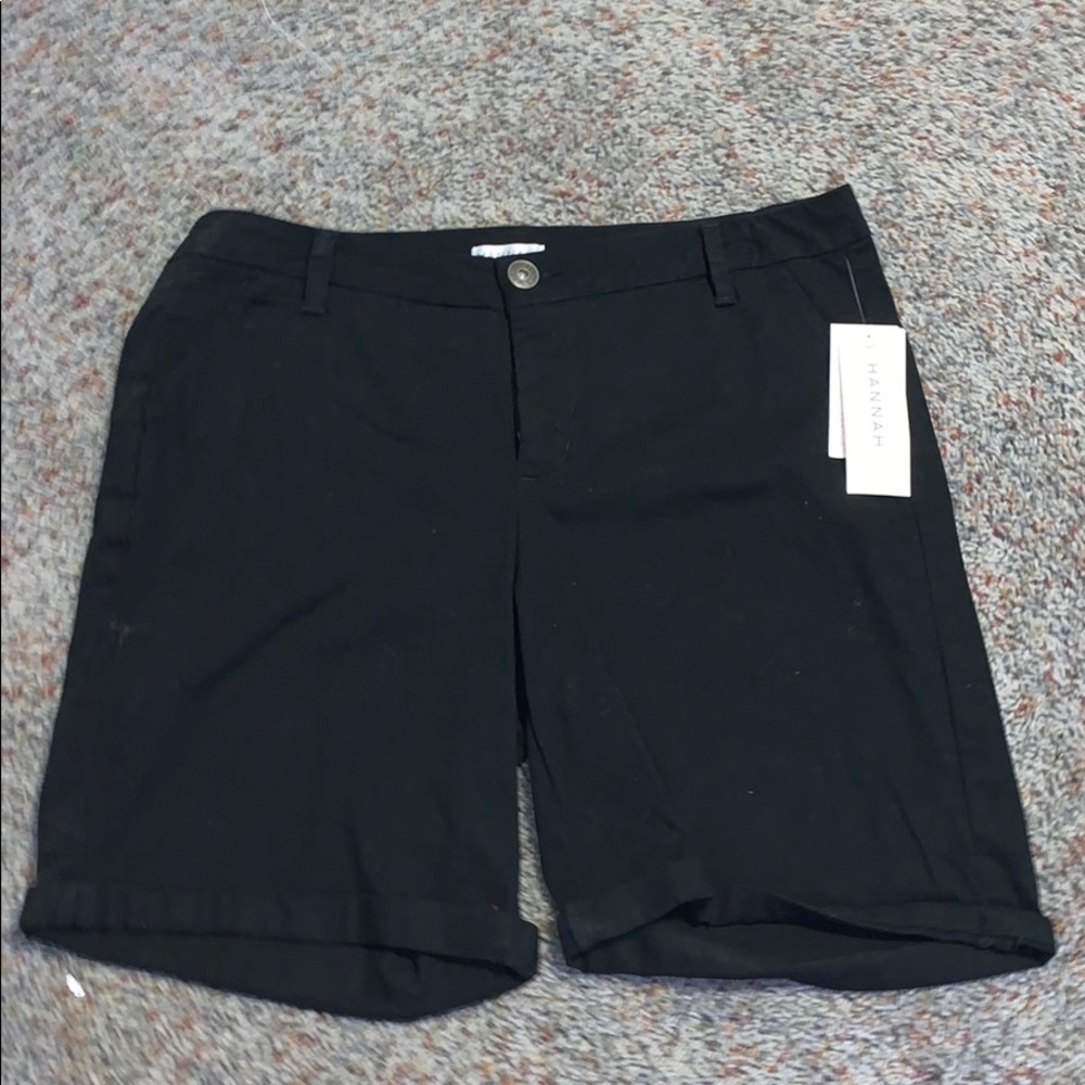 NWT Hannah black shorts